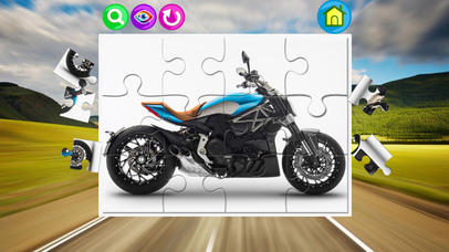 Bigbike and motosport jigsaw puzzle games for kids screenshot 4