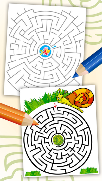 Mazes for kids and fun labyrinth brain games - Pro screenshot 3