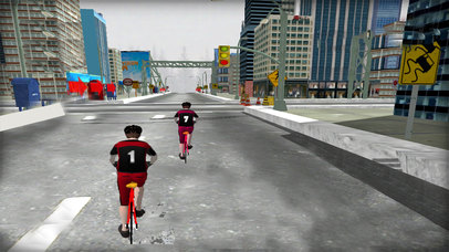 Nitro Cycling Stunt Race : Highway Fast Simulator screenshot 3