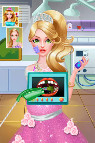 Fashion Girl's Teeth Surgery-Model Dentist Game screenshot 2