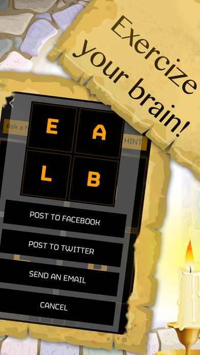 The Holy Bible Word Brain Games Pro screenshot 2