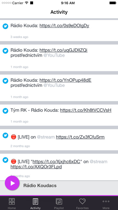 Rádio Koudacs screenshot 2