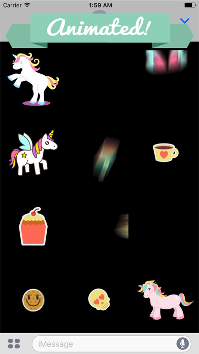 Unicorn Animated Sticker Set screenshot 2