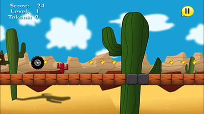 A Fast wheel in the desert PRO:   Dodge obstacles screenshot 2