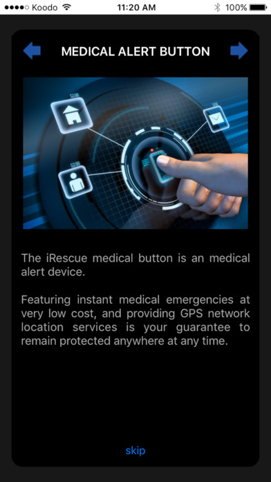 The medical emergency button that work worldwide! screenshot 3
