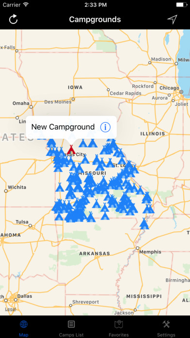 Missouri – Campground RV Parks screenshot 3
