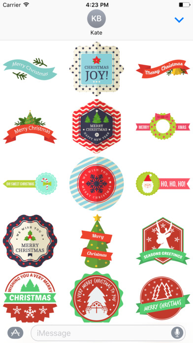 Christmas & New Year Badges screenshot 2