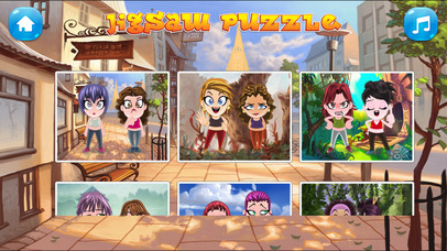 young girl puzzle easy kids screenshot 2