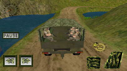 Army Truck In Racing Mountain Hill Drive PRO screenshot 2