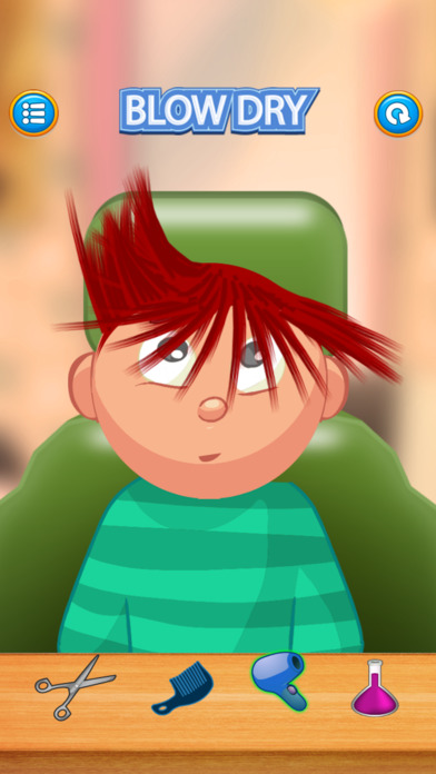 Child game / red hair cut screenshot 4