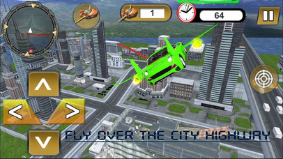 Flying Jet Cars: Extreme Supercars Robots screenshot 2