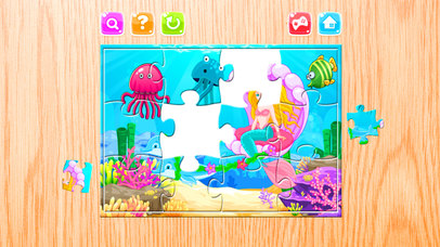 Cartoon Mermaid Jigsaw Puzzles Collection HD screenshot 2
