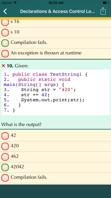 Java Certification Preparation screenshot 4