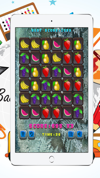 Crush Matching Fruits for Kids Game screenshot 2