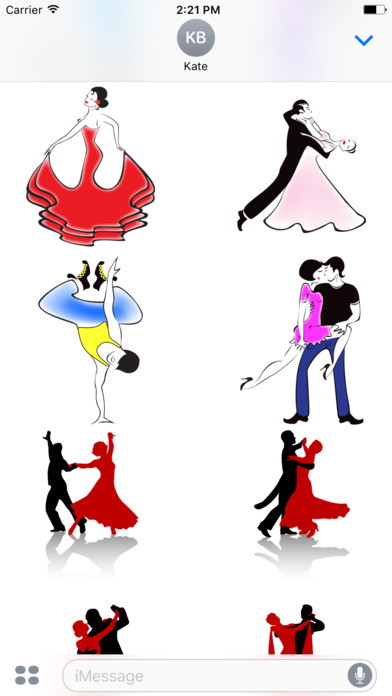 Dance Dance Stickers screenshot 2
