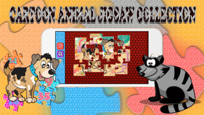 Cartoon Animal Jigsaw Collection Learning For Kids screenshot 3