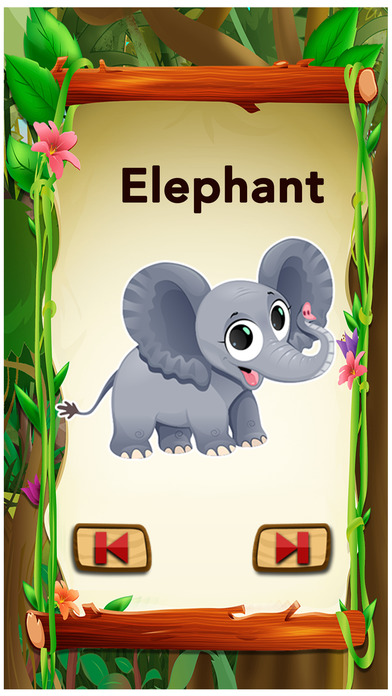 Animal Flashcard For Kids - Free Game For Toddlers screenshot 2