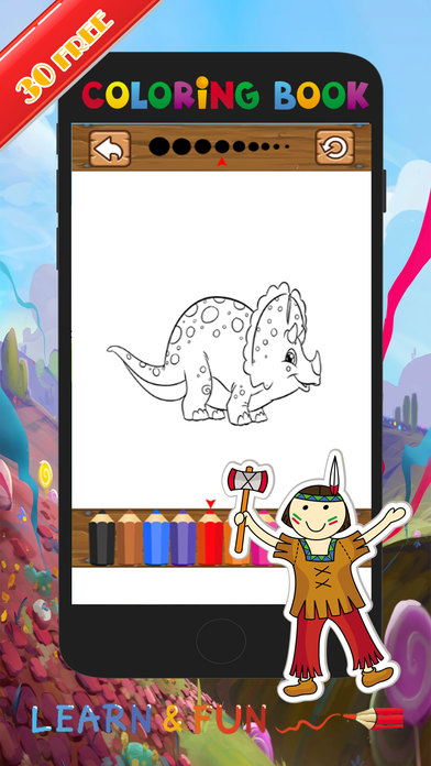 Dino Coloring Pencils:Coloring Pages For Girl&Boy screenshot 2