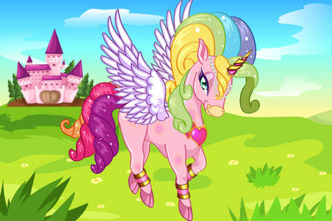 Rainbow Unicorn - Pets Dressup Salon screenshot 3