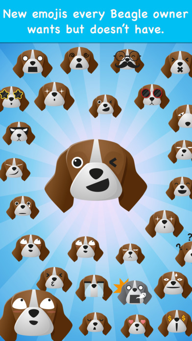 BeagleMoji - Beagle Emoji Keyboard screenshot 2