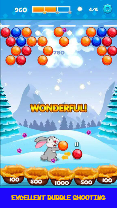 Bunny Bubble Shooter Deluxe screenshot 2