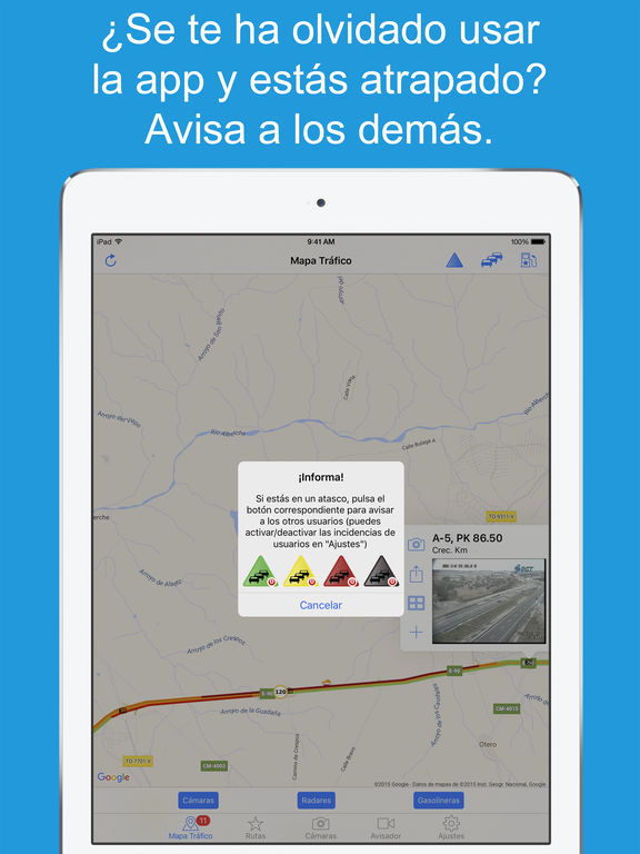 Captura de pantalla del iPad 5