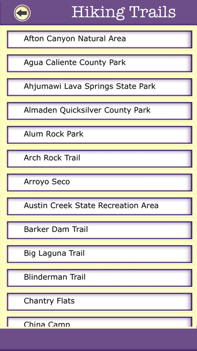 California Campgrounds & Hiking Trails,State Parks screenshot 4
