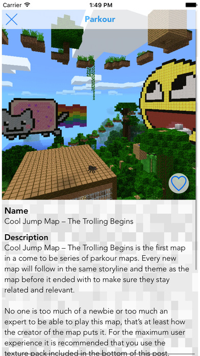 Game Maps For Minecraft PE (MCPE) screenshot 4