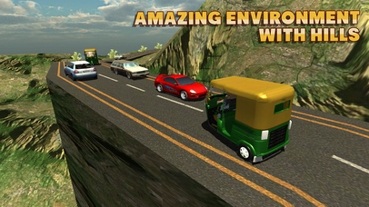 Tuk Tuk rickshaw transport – City driver simulator screenshot 4
