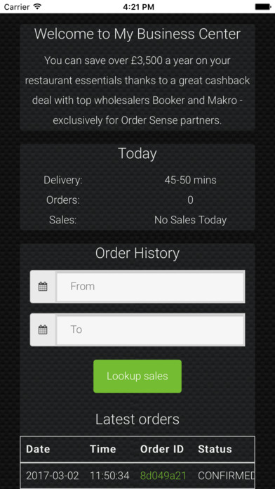 OrderSense Insight screenshot 2