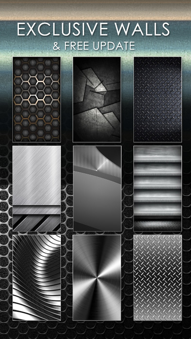 Metallic Screen Wallpaper Blur Design Pro screenshot 2
