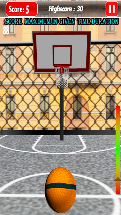 Amazing Basketball Stars Shot Simulator 2017 screenshot 2