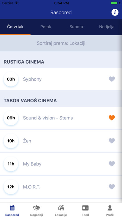 Tabor Film Festival screenshot 2