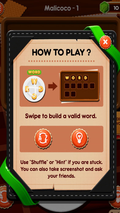 Word Swipe Cookies! Mania Guess Answer Spelling screenshot 2