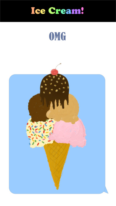 Ice Cream Cone Stickers! screenshot 4