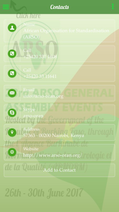 23rd ARSO General Assembly screenshot 3