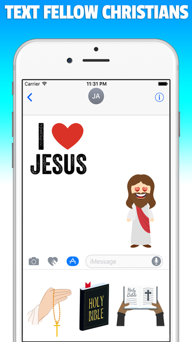 BIBLEJI - Christian Bible Jesus Church Emojis screenshot 2