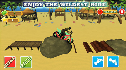 Blocky Super Moto Bike Rider screenshot 2