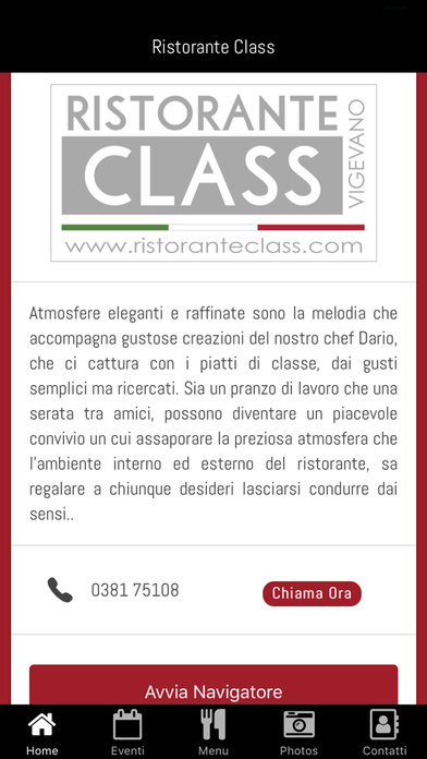 Ristorante Class screenshot 2
