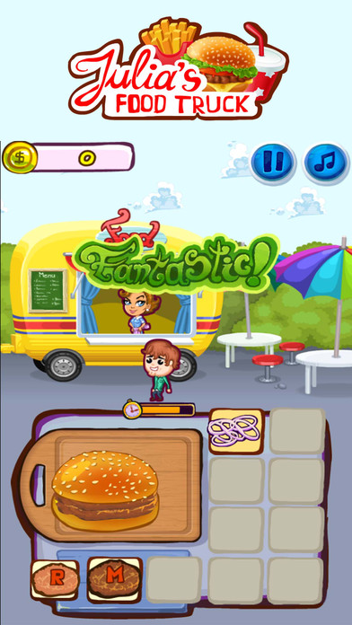 Julia Food Dash- Cooking Game For Kids screenshot 3