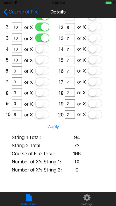 My NRA Rifle Match Score Sheet screenshot 4