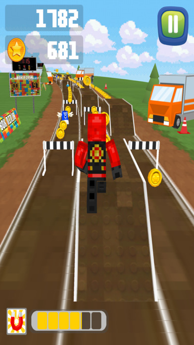 3D Block Ninja Running screenshot 2