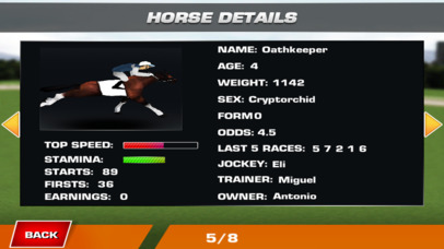 Screenshot 5 Horse Race Virtual Betting