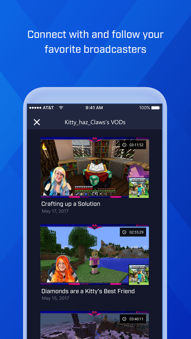Screenshots of Mixer – Interactive Live Streaming for iPhone
