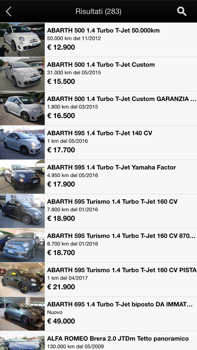 Parietti Auto screenshot 2
