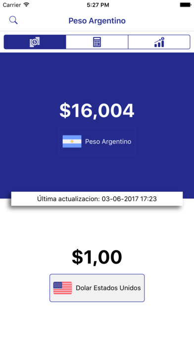 Cotizacion Peso Argentino screenshot 3