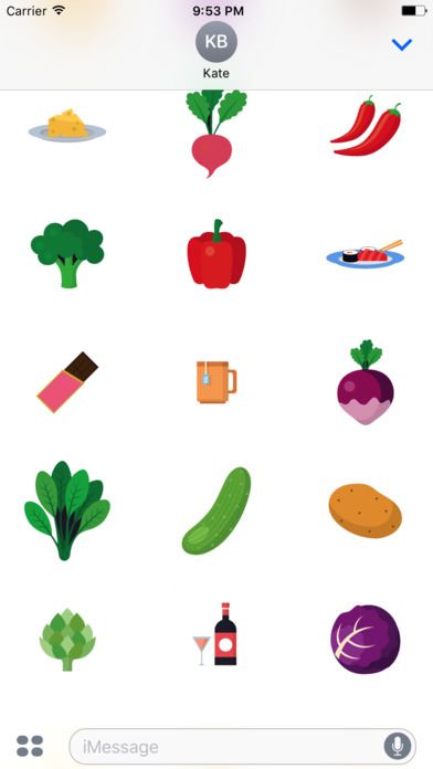 Food & Eat - emoji stickers screenshot 3