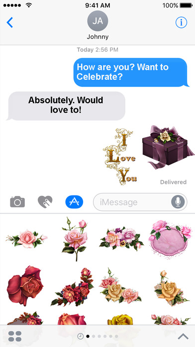 Roses For You Sticker Pack screenshot 2