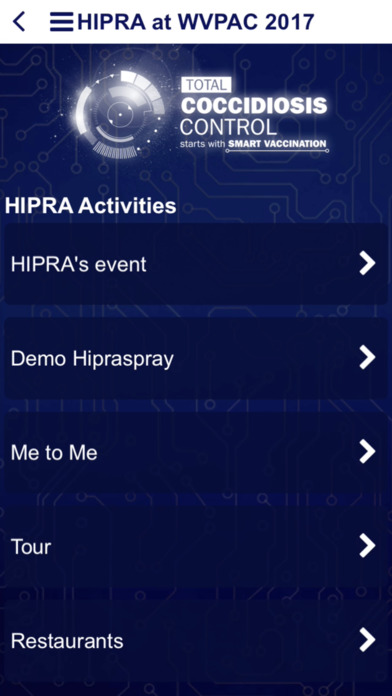 HIPRA at WVPAC19 screenshot 3