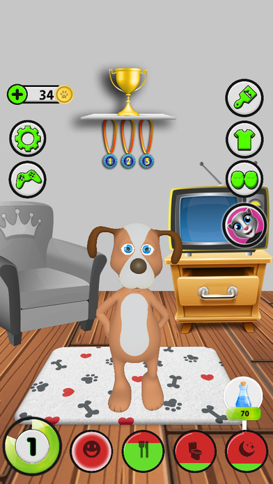 My Talking Dog Buddy - Virtual Pet Game screenshot 2